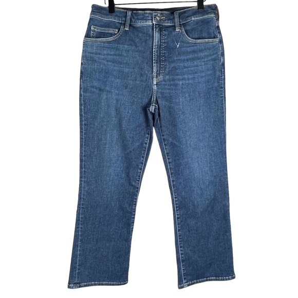 NWOT Everlane Women's The Kick Bootcut Denim Jeans in Medium Wash Size 31 R - Picture 1 of 12